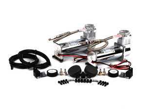 ES#2102456 - 23450 - Viair 450C Dual Pack Compressor - 150 PSI - Chrome - (NO LONGER AVAILABLE) - Two 12v compressors with a duty cycle of 100% & 150psi max pressure - Air Lift - 