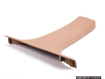 ES#114041 - 51438226587 - E46 "B" Pillar Cover - Bottom Left - Beige - Genuine BMW - BMW