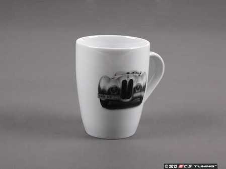 ES#3421739 - 80232446745 - Coffee Mug - BMW 328 - (NO LONGER AVAILABLE) - A white porcelain mug with an image of the classic BMW 328 - Genuine BMW - 