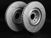 ES#2189810 - 1K0615301MKT5 -  Front Slotted Brake Rotors - Pair (345x30) - (NO LONGER AVAILABLE) - Featuring GEOMET protective coating. - ECS - 