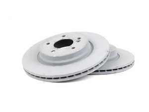 ES#2526482 - 2104230812SET -     Rear Brake Rotors - Pair - Does not include new brake rotor securing screws - Genuine Mercedes Benz - Mercedes Benz