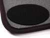 ES#195880 - 82111470424 - Carpeted Floor Mats - Anthracite - Complete set of four with BMW logo - Genuine BMW - BMW