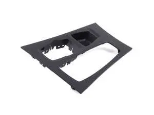Center console trim cover - Schwarz