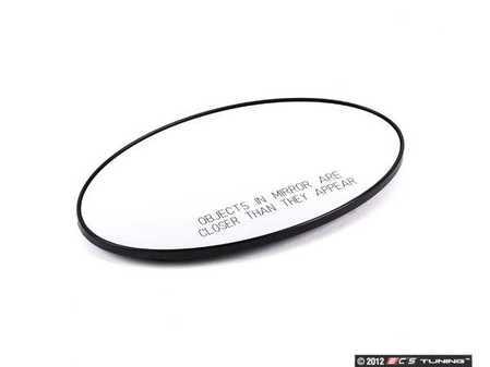 ES#83229 - 51167058048 - Mirror Glass Convex - Passenger Side ( Right ) - Replace your broken or scratched mirror glass ( non heated ) - Genuine MINI - MINI