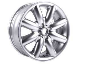 ES#64962 - 36116773945 - R85 MINI S-Spoke Alloy Wheel 17" (4x100) Silver - Priced Each - (NO LONGER AVAILABLE) - 17 x 7 ET:48 - Genuine MINI - 