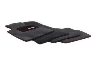 ES#195880 - 82111470424 - Carpeted Floor Mats - Anthracite - Complete set of four with BMW logo - Genuine BMW - BMW
