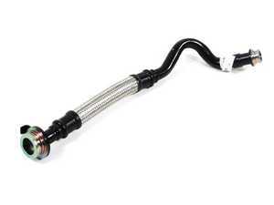 ES#23843 - 11421440180 - E38 Oil Pressure Hose - Outlet - Attaches to outlet of oil filter housing  - Genuine BMW - BMW