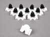 ES#2538083 - 51138183102kt - Clamp - Pack Of 10 - For exterior molding - Genuine BMW - BMW