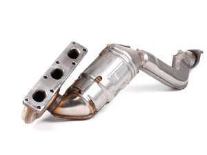 ES#2550980 - 18407514498KT - Remanufactured Front Exhaust Manifold With Catalytic Converter - For cylinders 1-3. Includes $50 refundable core charge - Genuine BMW - BMW