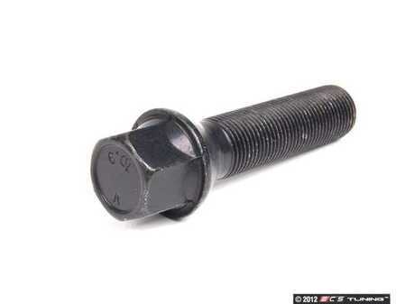 ES#2550142 - C17F50-ZNNITT - Conical Seat Wheel Bolt - 14x1.25x50mm - Priced Each - Black zinc coated wheel bolts made with aftermarket wheels in mind - ECS - BMW MINI