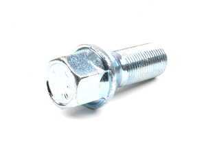 ES#2550091 - C17F27 - Conical Seat Wheel Bolt - 14x1.25x27mm - Priced Each - Silver Zinc wheel bolts made with aftermarket wheels in mind - ECS - BMW MINI