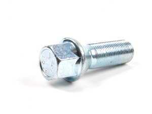 ES#2550106 - C17F33 - Conical Seat Wheel Bolt - 14x1.25x33mm - Priced Each - Polished wheel bolts made with aftermarket wheels in mind - ECS - BMW MINI