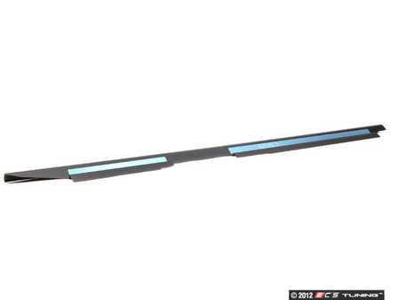 ES#430733 - 8D0853491F01C -    Door Sill Moulding - Satin Black - Left - Extends from the door sill and over the rocker panel - Genuine Volkswagen Audi - Audi