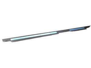 ES#430736 - 8D0853492F01C -  Door Sill Moulding - Satin Black - Right - Extends from the door sill and over the rocker panel - Genuine Volkswagen Audi - Audi
