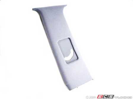 ES#113708 - 51438174463 - E38 "B" Pillar Cover - Top Left - Hellgrau/Light Gray - Genuine BMW - BMW
