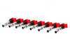 ES#2532304 - 077905115TKT2 - Ignition Service Kit  - Includes eight red genuine coil packs and spark plugs - Genuine Volkswagen Audi - Audi