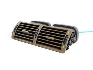 ES#178778 - 64228364023 - E39 Center Air Vent Assembly - Beige - Commonly in need of replacement due to broken adjuster or vents - Genuine BMW - BMW