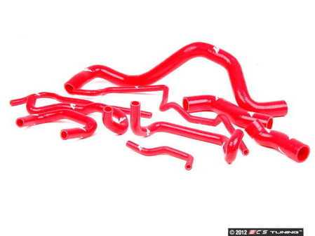 ES#2526446 - MMHOSEGLF99RD - Mishimoto Radiator Hose Kit - Red - (NO LONGER AVAILABLE) - Silicone complete radiator hose set - Mishimoto - 