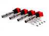 ES#2561325 - 06C905115M2KT - Ignition Service Kit - Includes four OE red coil packs and four NGK platinum spark plugs - Assembled By ECS - Audi Volkswagen
