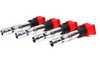 ES#2561325 - 06C905115M2KT - Ignition Service Kit - Includes four OE red coil packs and four NGK platinum spark plugs - Assembled By ECS - Audi Volkswagen