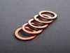 ES#2265 - N138492 5PACK - Copper Drain Plug Washer - Pack Of 5 - Replace with every oil service to prevent leaks. M14x20x1.5 - Victor Reinz - Audi Volkswagen