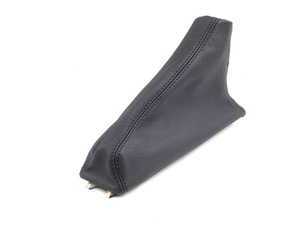 ES#62360 - 34412230012 - Leather Parking Brake Boot - Black - Replace worn and torn e-brake boots to restore your interior's good looks - Genuine BMW - BMW