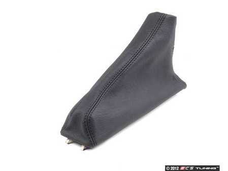ES#62360 - 34412230012 - Leather Parking Brake Boot - Black - Replace worn and torn e-brake boots to restore your interior's good looks - Genuine BMW - BMW