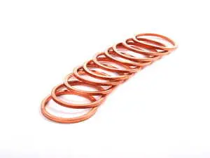  Copper Drain Plug Washer - Pack Of 10