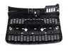 ES#2550691 - 8E0853651AFVMZKT - Complete RS4 Black Optic Grille Kit - (NO LONGER AVAILABLE) - Includes center grille, plate filler and fog light grilles - Genuine Volkswagen Audi - 