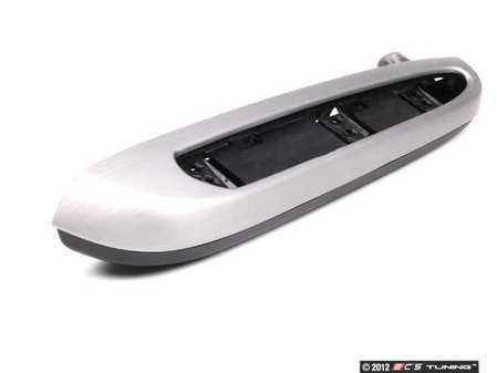 ES#112760 - 51437895828 - Aluminium Armrest - Rear Right - Schwarz/Shadow - (NO LONGER AVAILABLE) - For coupe models only - Genuine BMW - 