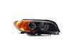 ES#172787 - 63126920606 - Halogen Headlight Assembly - Right - One piece design with amber turn indicators - Genuine BMW - BMW