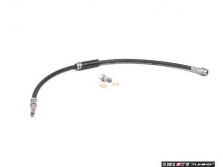 ES#2539266 - 1K0611701K - Front Brake Hose - Priced Each - Rubber hose from metal brake line to caliper body. - Meyle - Audi Volkswagen