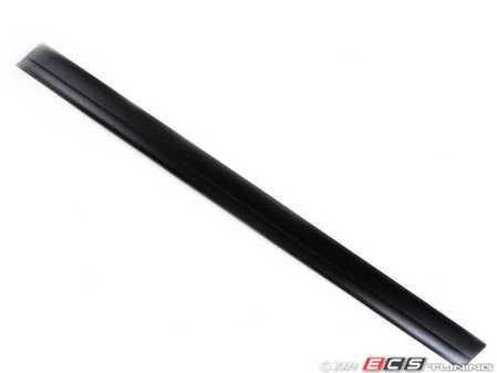 ES#3217 - 4A08539613FZ - Door Molding-Left Rear - (NO LONGER AVAILABLE) - Fits in middle of door, comes with clips - Genuine Volkswagen Audi - 