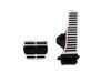 ES#2553275 - 1K1064205A - Pedal Set - Automatic Transmission - Includes the brushed aluminum throttle and brake pedals - Genuine Volkswagen Audi - Audi Volkswagen