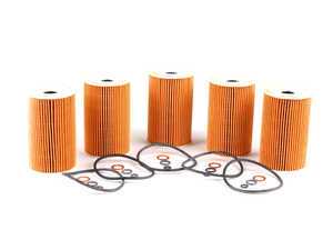 ES#259282 - 11421716192 - Oil Filter Kits, Pack Of 5 - Stock Up And SAVE! - Fits engines with plastic oil filter housing - Mahle - BMW