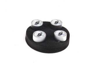 ES#64264 - 36110429651 - MINI Emblem Logo Valve Stem Caps Set - Set Of 4 - Get the new MINI logo and replace those black caps - Genuine MINI - MINI