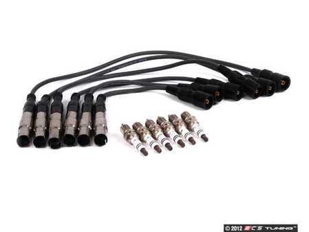 ES#2538557 - 09356KT - Ignition Service Kit - Stage 1 - Includes Bosch plug wires and spark plugs - Bosch - Audi