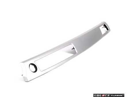 ES#117049 - 51456982457 - Dash Trim - Fine Brushed Aluminum - (NO LONGER AVAILABLE) - Located at the right side of the dash - Genuine BMW - 