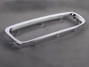 ES#78017 - 51137032105 - E65 Kidney Grille Trim - Driver (Left) - Snaps into the hood - Genuine BMW - BMW