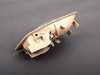 ES#89709 - 51216975499 - Inside Door Handle - Left - Cream Beige. Includes the housing and chrome handle  - Genuine BMW - BMW