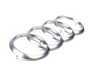 ES#2217258 - 4H0103940 - Audi Rings Emblem For Engine Cover - Replace your missing emblem - Genuine Volkswagen Audi - Audi