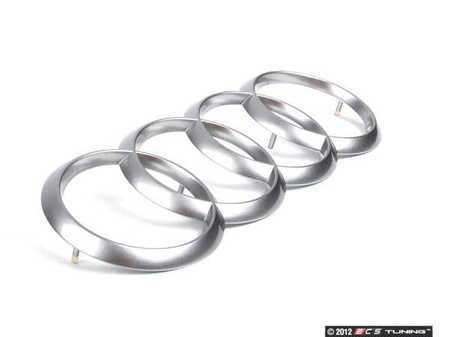 ES#2217258 - 4H0103940 - Audi Rings Emblem For Engine Cover - Replace your missing emblem - Genuine Volkswagen Audi - Audi
