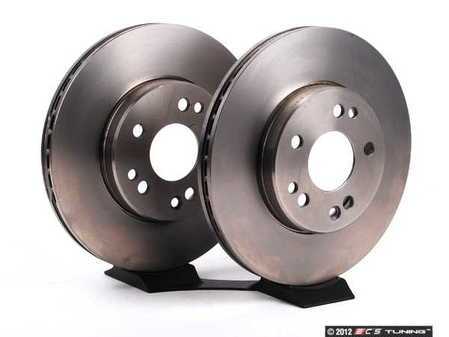 ES#2561874 - 1244212412 - Front Brake Rotors - Pair - Includes rotors for left and right sides -- Does not include new rotor hold down screws - Zimmermann - Mercedes Benz