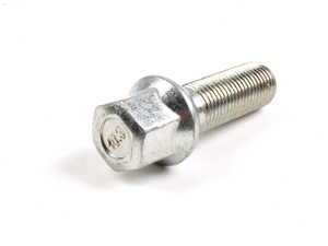 ES#252779 - 1453703 - Ball Seat Wheel Bolt - 14x1.5x37mm - Priced Each - Produced for running spacers with your OE wheels - H&R - Audi Volkswagen