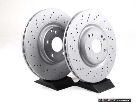 ES#2561804 - 2034211312 - Front Brake Rotors - Pair - Includes left and right front brake rotors - Zimmermann - Mercedes Benz