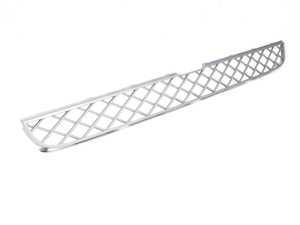 ES#74731 - 51117168633 - Front Bumper Grille - Upper Center - Matte Aluminum. Covers the upper center opening in the front bumper - Genuine BMW - BMW