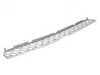 ES#74731 - 51117168633 - Front Bumper Grille - Upper Center - Matte Aluminum. Covers the upper center opening in the front bumper - Genuine BMW - BMW