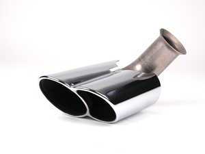 ES#1483917 - 99611198202 - Four-Tube Carrera Sports Tailpipes - Right Side - Elegant dual-outlet tip - Genuine Porsche - Porsche