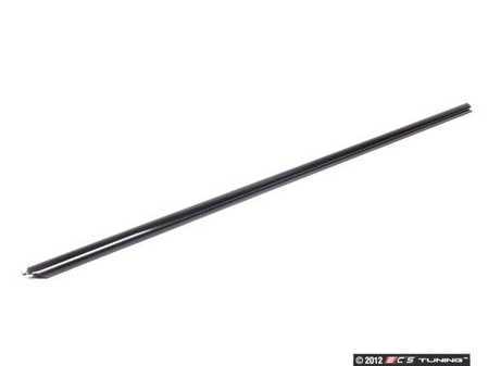 ES#93710 - 51327890454 - Gloss Shadowline Trim - Right - Located on the outside of the front door running perpendicular to the "B" pillar - Genuine BMW - BMW