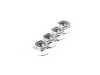 ES#2531665 - 50001 - Bottom Mount Seat Hardware Kit - Priced Per Seat - For installing a bottom mount Sparco seat - Sparco - MINI